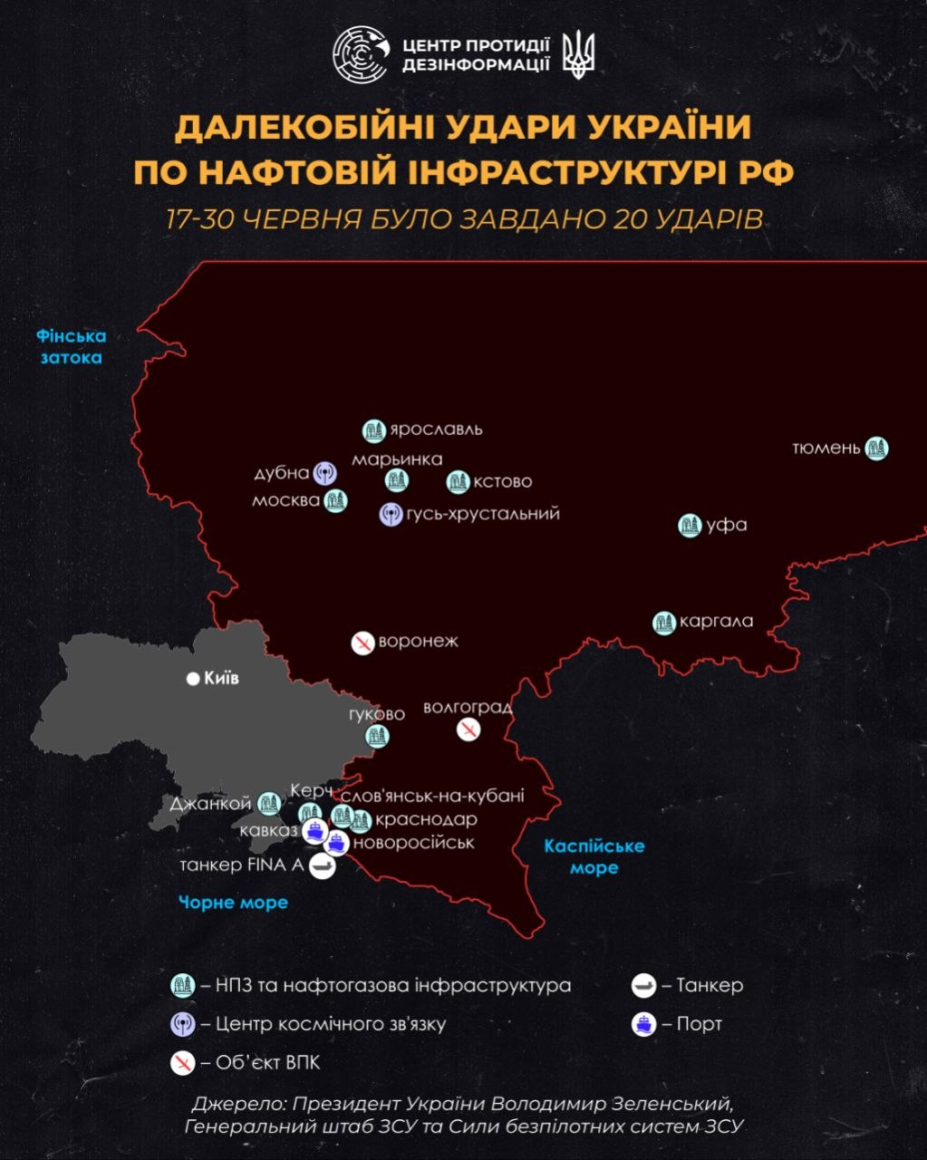 Від тюмені до волгограда: як палає тил рф завдяки українським «санкціям»